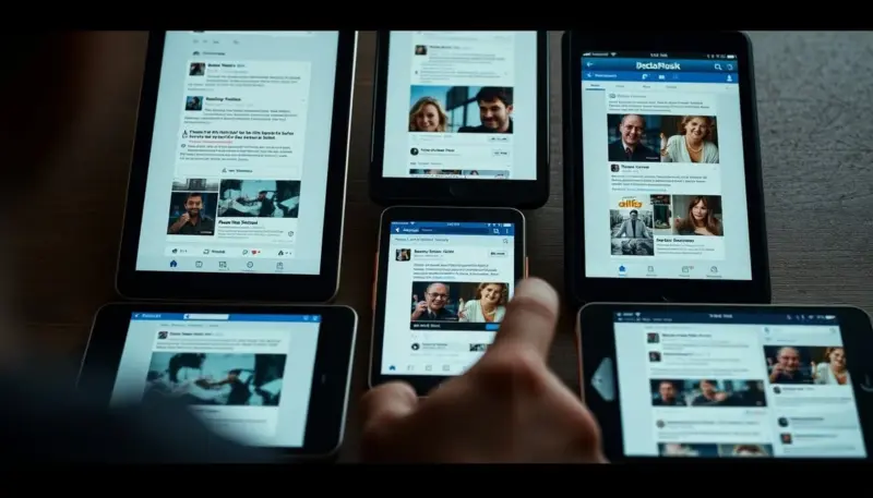 Múltiples plataformas de reseñas y redes sociales vacías mostrando total ausencia de opiniones y feedback de clientes Páginas vacías reseñas redes sociales ausencia feedback